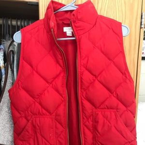Jcrew Red Vest